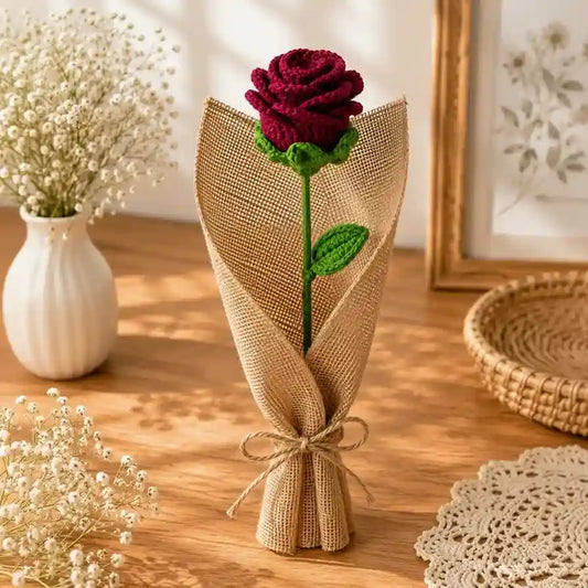 Petaled Roses Crochet Bouquet