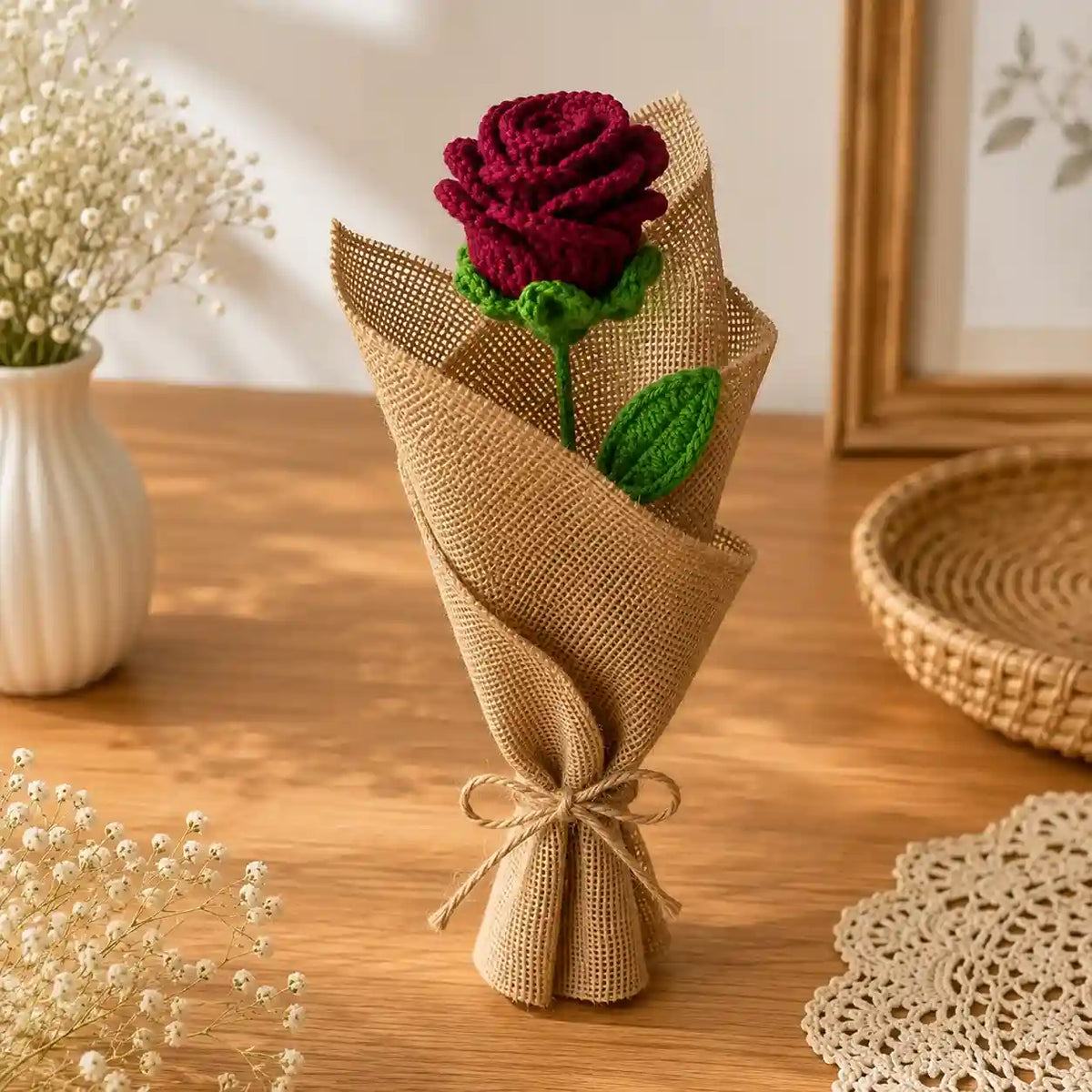 Petaled Roses Crochet Bouquet