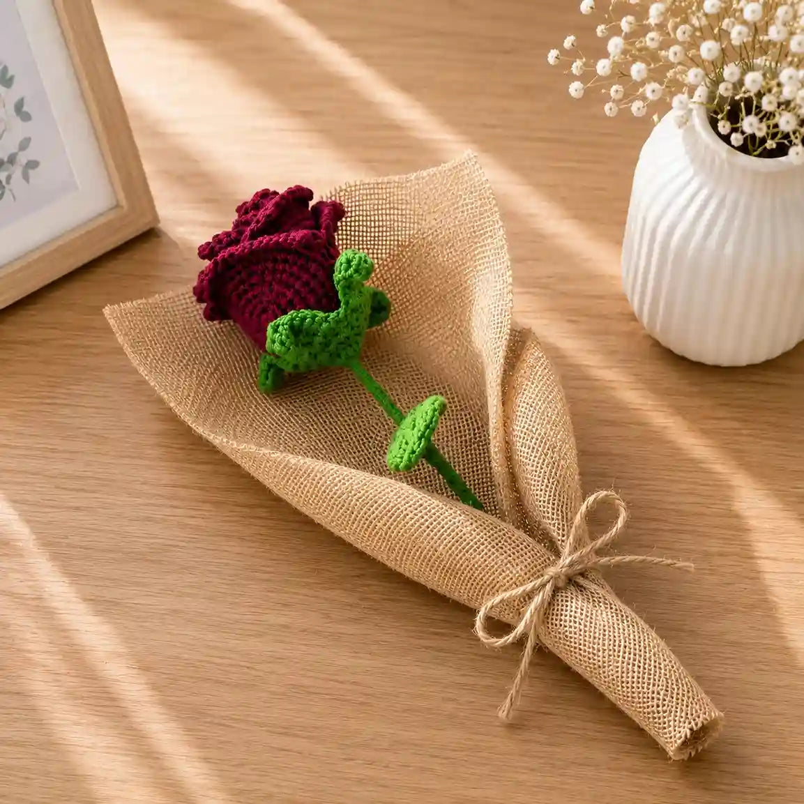 Petaled Roses Crochet Bouquet