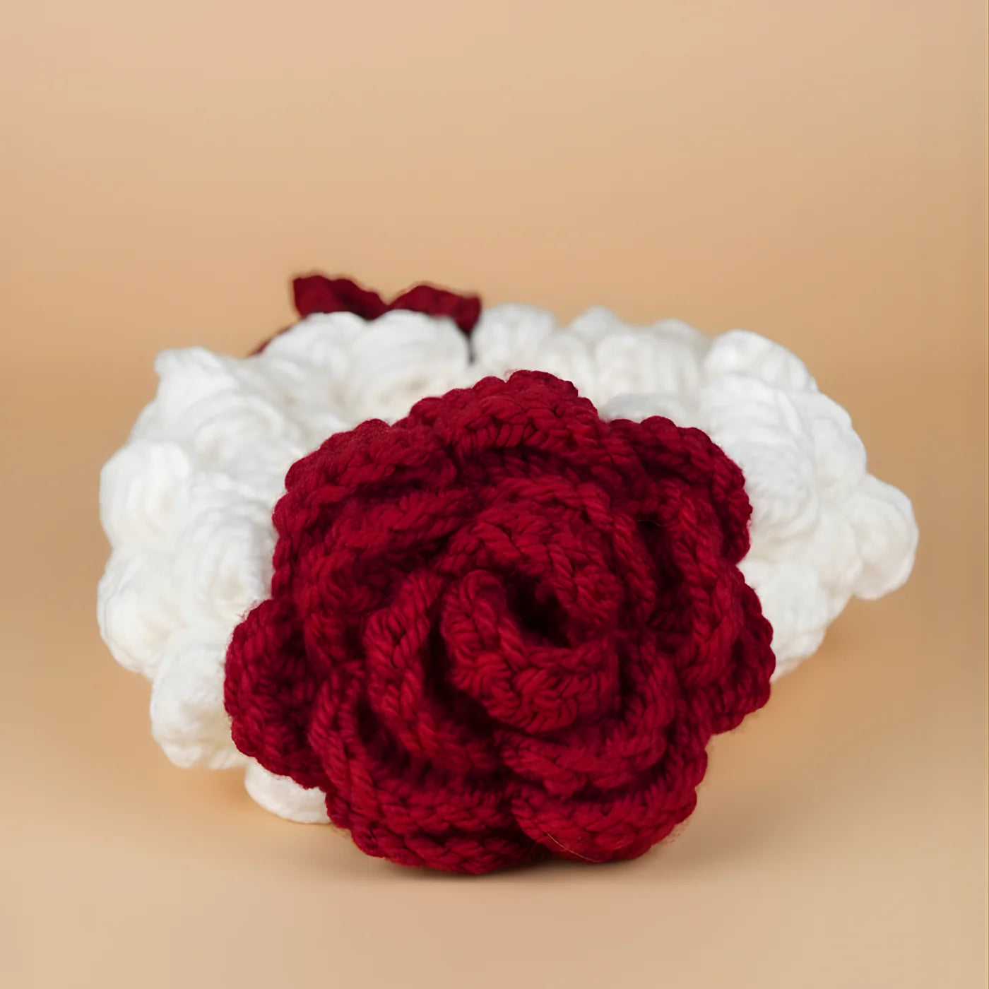 Velvet Bloom – Handcrafted Crochet Gajra Pair ( 2 Pieces set)