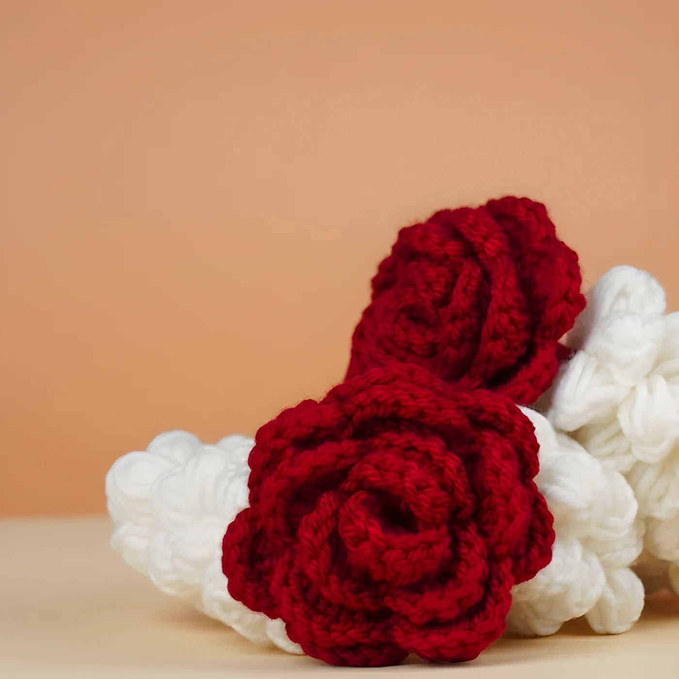 Velvet Bloom – Handcrafted Crochet Gajra Pair ( 2 Pieces set)