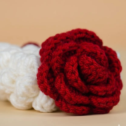 Velvet Bloom Handcrafted Crochet Gajra Rose Gajra
