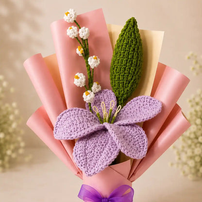 Crochet Lily Bud Bouquet