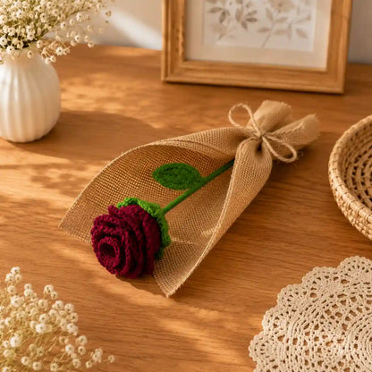 Petaled Roses Crochet Bouquet