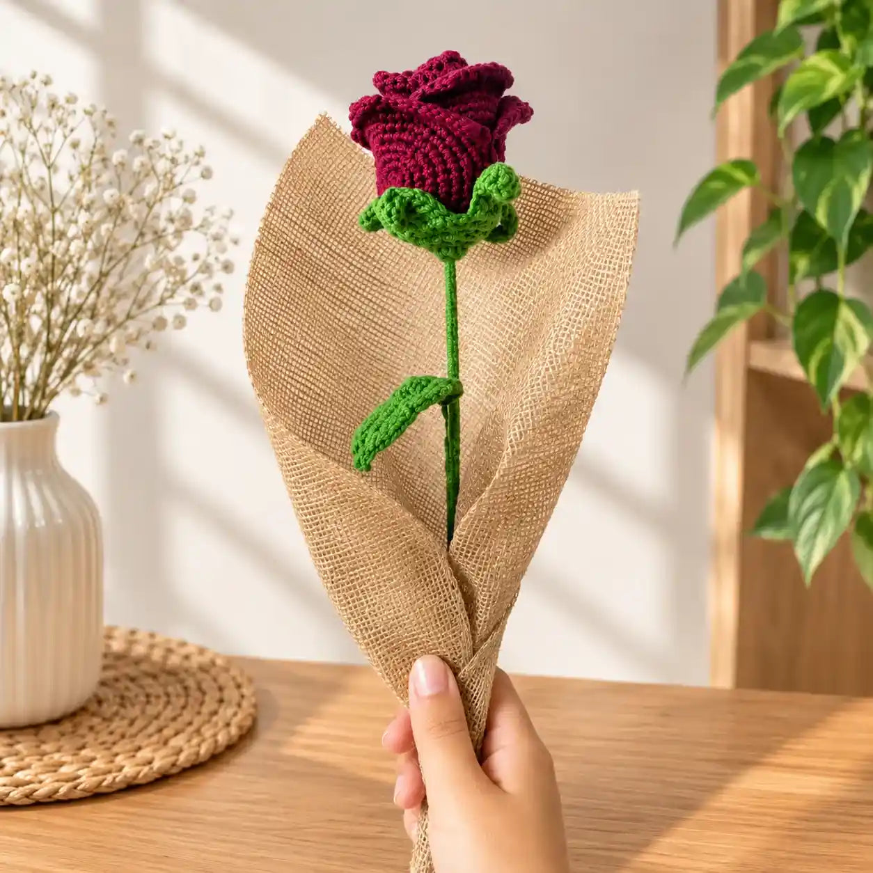 Petaled Roses Crochet Bouquet