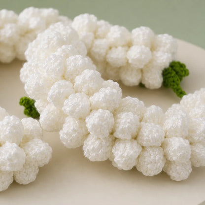 Crochet Jasmine Gajra Pair