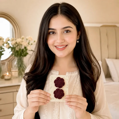 Crochet Hair Clips Pair
