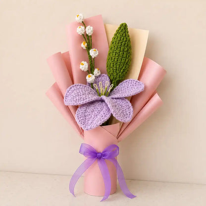 Crochet Lily Bud Bouquet