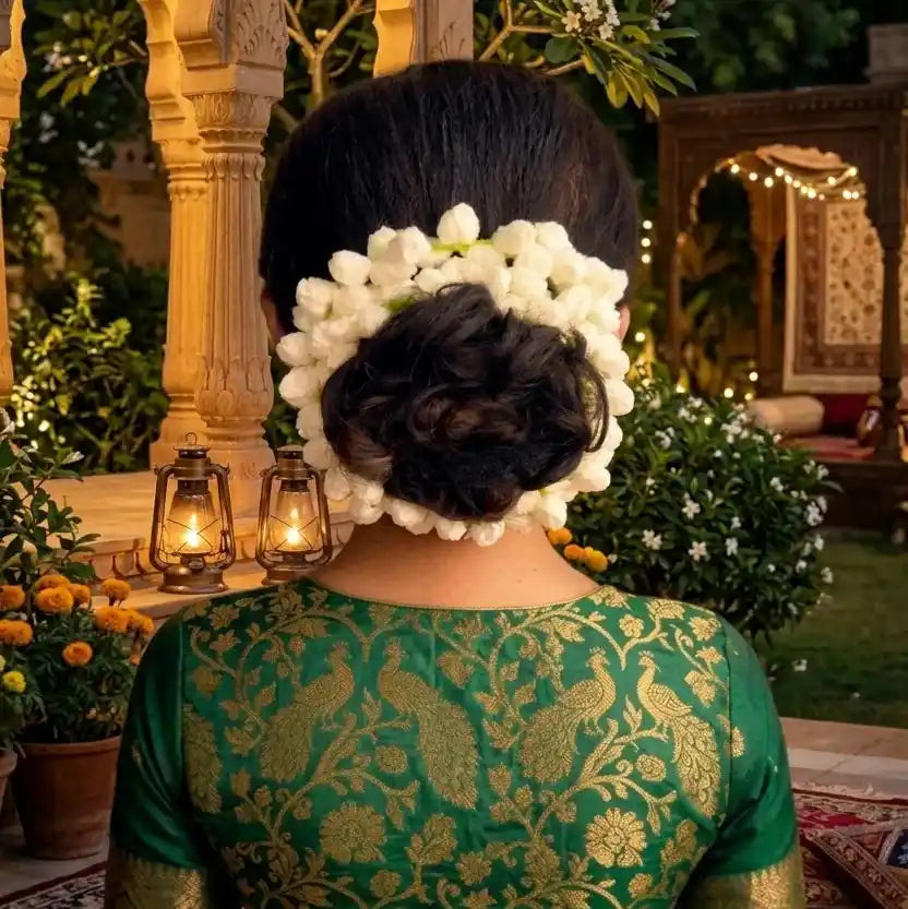 Jasmine Crochet Hair Gajra