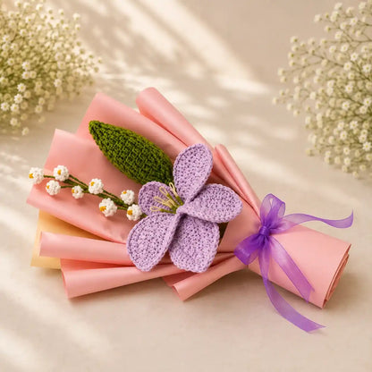 Crochet Lily Bud Bouquet